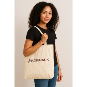 Poshmark Merch Tote Bag Natural Canvas 100% Cotton BAGGU NWT